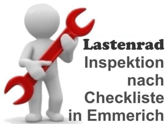 Zemto Lastenrad Inspektion, Emmerich Lastenfahrrad